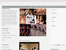 Tablet Screenshot of dancecitystudio.com